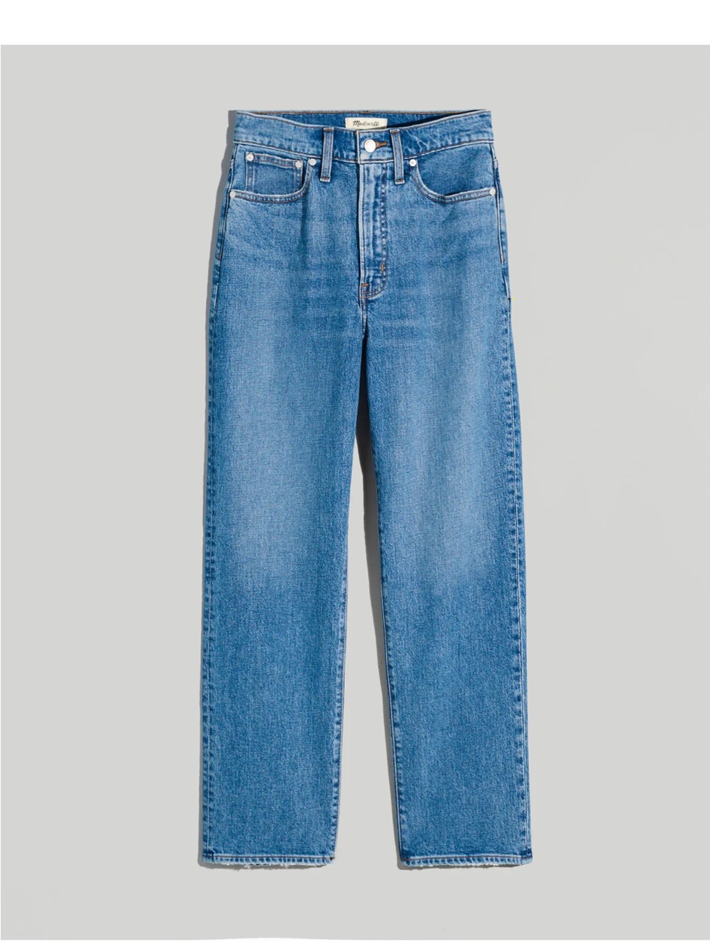 NWOT Madewell Perfect Vintage Straight Jeans in Earlwood Wash - Picture 3 of 6